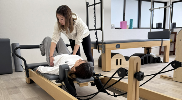 Pilates Studio fluffy 高田店 レッスン風景